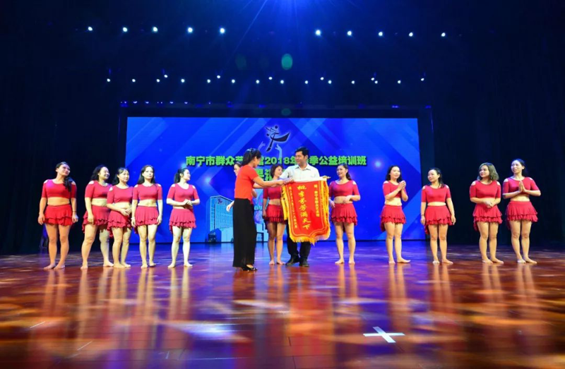 南宁市群众艺术馆举办2018年春季公益艺术培训班成果汇报活动
