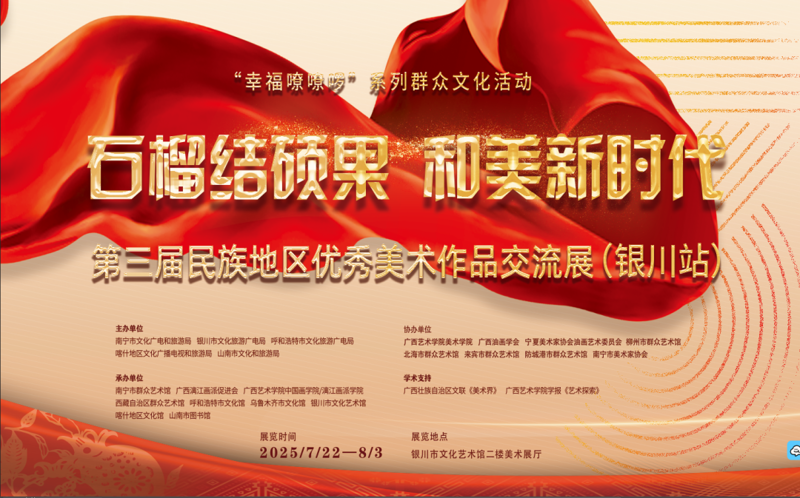 艺脉相牵 共铸同心丨第三届民族地区优秀美术作品交流展（银川站）成功开展
